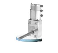 Moteur à engrenage à vis sans fin 385 12V 24V, réducteur de boîte de vitesses à Angle droit élevé, autobloquant, arbre fileté M6 × 50 réglable, 1 pièce(47R,24V)