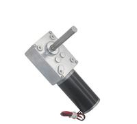 Moteur à engrenage à vis sans Fin 5840-31ZY 12V 24V DC, Moteur à Verrouillage Automatique, Haute 3.4 à 70kg, for Machine à Rideaux, Panneau d'affichage, équipement Domestique(12 RPM_24V)