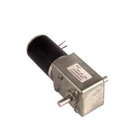 Moteur à engrenage à vis sans fin 5882-50ZY 12V 24V, vitesse réglable avant et arrière 1.5 tr/min ~ 295 tr/min, couple élevé, moteur à courant continu brossé, double arbre(105rpm,24V and bracket)