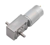 Moteur à engrenage à vis sans fin cc 12v 24v, engrenages métalliques à angle droit, réducteur de boîte de vitesses, double arbre, bas régime, moteur 555 inversé, A5840-555(Motor,16R,24V)