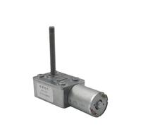 Moteur à engrenage à vis sans fin, réduction de vitesse 12V, couple élevé, axe M6, arbre à vis mère 6mm x 50mm(18 RPM)