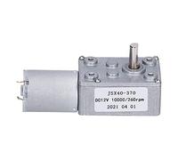 Moteur à Engrenage à Vis sans Fin Turbo, équipement D'arbre de Réducteur de Turbine à Boîte à Engrenages Turbo 260 Tr/min DC12V JSX40-370, Moteurs de Ventilateur