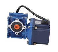 Moteur à Engrenage DC Brushless 120W 24V 5.0A 21 tr/min, Couple Élevé et Arbre Creux Sans Axe - Idéal pour Équipements Automatiques et Jouets Électriques (210r / min)