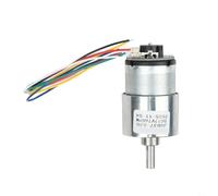 Moteur à engrenage JGB37-520 DC, couple élevé 25 kg avec encodeur à effet Hall, vitesse réglable de 7 à 960 tr/min pour véhicules robots (12 V176)