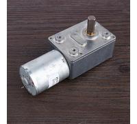 Moteur à Engrenage Métallique DC 12V, Réducteur à Vis Sans Fin 3RPM - Couple Élevé, Auto - bloquant, Usage Polyvalent