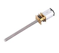 Moteur à engrenage, Moteur de Réduction de Boîte de Vitesse de Moteur de Vitesse de CC 6V 12V N20 avec le Long Arbre de Production M4 x 55mm, pour la voiture Modèle DIY Moteur Jouet(12V 300tr/min)