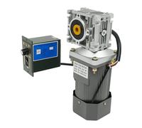 Moteur à engrenage sans fin 120 W CA 220 V avec régulateur de vitesse 30 K | Moteur à engrenages électrique avec fonction inverse, auto-verrouillage et protection contre les surcharges pour l'industrie