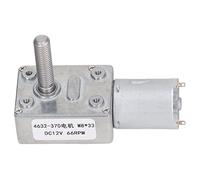 Moteur à Engrenage Turbo, Réducteur DC 12V, 66RPM, M8 x 33mm - Performance Stable, Matériaux Durables, Usage Polyvalent