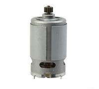 Moteur à engrenages 12 V CC 13 dents RS-550VC-8518 compatible avec Bosch GSR12V-15 3601H68102 TSR1080-2-LI GSR120LI Pièce de rechange Argent