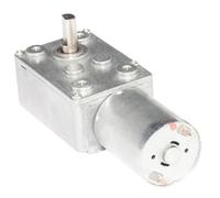Moteur à engrenages 12 V CC - Arbre de sortie court - Réduction | Ce moteur autobloquant 12 V CC maintient l'arbre de sortie stationnaire lorsqu'il est alimenté pour une sécurité et une