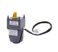 Moteur à engrenages 220 V CA avec régulateur, couple 8 Nm, vitesse de rotation 90 à 1350 tr/min, moteur à induction, vitesse réglable, moteur AC Gear (25 W, 60 K)