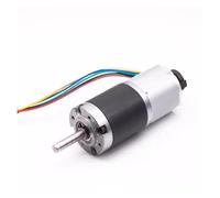 Moteur à engrenages à balais micro-CC 12 V avec encodeur, 14 à 2702 tr/min, arbre de 6/8 mm, régulation de vitesse par engrenage planétaire, moteur haute puissance Pour CNC DIY 3D(17RPM_12V-6MM SHAFT)