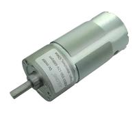 Moteur à engrenages à grand couple 12V, Jgb37-550, 6V, avec réducteur de 12 volts cc, moteurs inversés avec ventilateur de refroidissement de boîte de vitesses en métal(110 RPM,DC 6V)