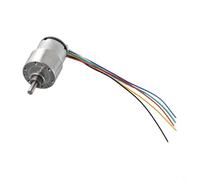 Moteur à engrenages à réduction de vitesse JGB37 520 DC 12 V avec encodeur, moteur à engrenages métalliques robustes pour diverses applications, y compris les appareils ménagers et les distributeurs