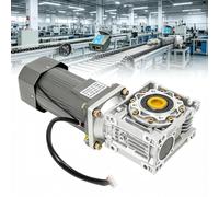 Moteur À Engrenages À Vis Sans Fin 110 V Ca Avec Variateur De Vitesse, Rapport De Réduction 1:50, Moteur Électrique 370 W 27 Tr/min, Couple De 65 Nm, Pour Convoyeurs, Treuils Et Divers