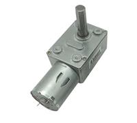 Moteur à engrenages à vis sans fin 3 V, 6 V, 9 V, 12 V, 24 V CC, moteur à balais, arbre de 25 mm, moteur électrique autobloquant for JGY-370(Package J,23rpm,6V)
