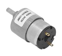 Moteur à Engrenages à Vis sans Fin à Couple élevé, DC 24V, Taille | Bobine en laiton, matériau en alliage d\'aluminium, construction durable, économe en énergie, capacité de verrouillage