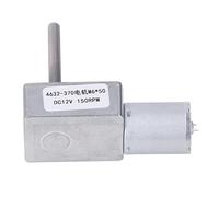 Moteur à Engrenages à Vis sans Fin DC 12V pour Ouvre-fenêtre Automatique Micro-réducteur de Vitesse Réversible 150RPM M6 x 50mm, Idéal pour Fenêtres Coulissantes et Battantes Haute Qualité