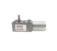 Moteur à engrenages à vis sans fin ZGY370 JGY370 4632 CC 6 V 12 V 24 V à couple élevé, réducteur à engrenages métalliques réversible turbo(50rpm,24V)