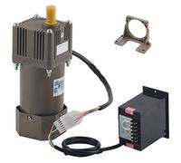 Moteur à Engrenages AC Moteur Asynchrone Monophasé 220V 90W Vitesse Réglable Décélération (20K)