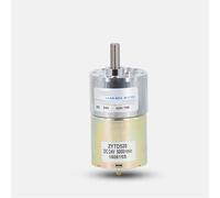 Moteur à engrenages aimant permanent cylindrique DC 12 V/24 V, arbre de 6 mm, 10 W, 180-800 tr/min, rotatif réversible(12V,210RPM)