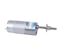 Moteur à engrenages CC 12 V 24 V JGB37-555, arbre à vis M6, vitesse réglable de 37 mm, faible vitesse, petit corps, couple élevé(107RPM,24Vmotor and bracket)