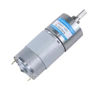 Moteur à engrenages cc 24V 12V 37mm, couple élevé, puissance JGB37-545, petit moteur, micro engrenage, régulation de vitesse, moteur à basse vitesse(316rpm,24VMotor and Bracket)