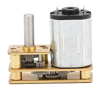 Moteur à engrenages CC 6 V 300 tr/min, couple élevé, moteur de réduction de vitesse miniature, roue dentée en laiton et aluminium pour modèle de robot masseur, appareils ménagers