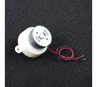 Moteur à engrenages CC avec engrenages métalliques 3 V 6 V 9 V pour bricolage électronique et prototypage 21 tr/min Vitesse à vide Faible bruit Design couple élevé