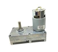 Moteur à engrenages CC GF-775 6 V, 12, 24, puissant moteur d'éclairage mobile couple élevé de 80 W, monter soi-même(24V,1.5rpm)