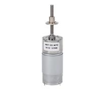 Moteur à engrenages CC haute torsion M6 X 50 micro moteur de réduction de vitesse réglable pour ventilateur électrique affichage artisanat lampes jouets DC12V 22 tr/min (107RPM)