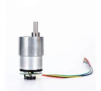 Moteur à engrenages CC JGB37-520 3 V 6 12 24, encodeur Hall, modèle DIY, moteur de mesure vitesse voiture auto-équilibré(Motor,12V 20rpm)