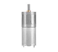 Moteur à Engrenages CC, Moteur à Engrenages électrique, 1 pièces DC 12V 25GA-370 moteur à engrenages en métal basse vitesse pour serrure électronique Jouet Électrique Voiture(12V 60RPM)