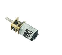 Moteur à engrenages CC N20 3V 6V 12V 15-1500 tr/min, commande réversible et faible bruit, for équipements électroniques, jouets machines de bricolage(7RPM_6V)