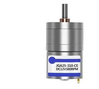 Moteur à engrenages cc, réduction de boîte de vitesses réversible JGA25-310 6V 12V, Micro moteur, pièces intelligentes élevées, équipement électronique de bricolage(Only motor,12V2045 rpm)