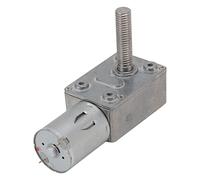 Moteur à engrenages CC, réduction de vitesse de torsion élevée, boîte de vitesses à vis sans fin réversible autobloquante, arbre 12 V M8x33 mm pour projets de robotique, (150 tr/min)