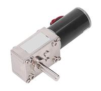 Moteur à engrenages DC micro, moteur à vis sans fin à verrouillage automatique DC 24 V 18 W, moteur à engrenages mini-turbine à vitesse réglable avec boîtier en alliage d’aluminium (0 à 100 tr/min