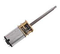 Moteur à engrenages de Micro-réduction GA12-N20-M3 * 34, cc 3V 6V 12V, moteur à vis à arbre fileté allongé avec roue d'engrenage en métal(750,12V)