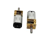 Moteur à engrenages électrique micro-métal 6 V/12 V DC N20 à faible vitesse 10 tr/min 15 tr/min for roue dentée, verrouillage intelligent, jouet robot à monter soi-même(15_6V)