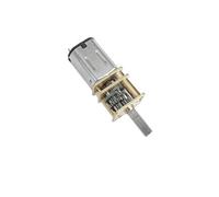 Moteur à engrenages électrique micro-métal 6 V/12 V DC N20 à faible vitesse 10 tr/min 15 tr/min for roue dentée, verrouillage intelligent, jouet robot à monter soi-même(5_12V)