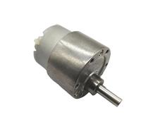 Moteur à engrenages JGB37-500 DC 12 volts 24V, boîte de vitesses de 37mm de diamètre, petit moteur, arbre excentrique, couple élevé, faible bruit(23RPM_24V)
