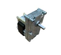 Moteur à engrenages Merkle Korff S11048 pour poêle à granulés, arbre 9,52 MM, 5,6 tr/min, sens horaire - Réf. 2104