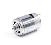 Moteur à engrenages, mini moteur, DC 12 V-36 V 24 Démarreur électronique RS385-09400 balais de carbone Double roulement billes Grand couple Appareils ménagers Moteurs jouets