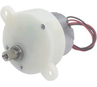 Moteur à engrenages, moteur à engrenages turbo, 1 pièce 300 muet DC 3 V/6 V 5 tr/min 6 tr/min 100 tr/min, micro moteur de réduction JS30, moteur excentrique à basse vitesse en plastique de 32 mm (vite