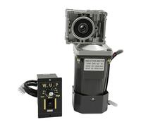 Moteur à engrenages, moteur asynchrone monophasé 220 V avec régulateur de vitesse, moteur électrique réversible 120 W, vitesse de rotation à vide 1350 tr/min, couple élevé 25 NM pour applications