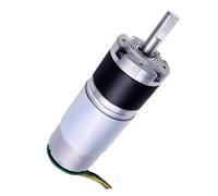 Moteur à engrenages planétaires 555 de 36 mm avec encodeur, alimentation CC 12 V/24 V, vitesse de réduction 11-1540 tr/min, couple élevé 100 kg, arbre de 6 mm(571rpm,12V and bracket)