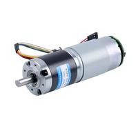 Moteur à engrenages planétaires à courant continu à balais, 36 mm, 36-555 tr/min, avec encodeur, charge max. 200 kg/cm, 11-1538 tr/min, couple élevé, vitesse réglable, inverseur(58rpm,24v 6mm)
