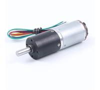 Moteur à engrenages planétaires CC 6 V 3 W avec encodeur, diamètre 24 mm, disque de mesure vitesse 24GP-370B(4mmMotor and Bracket,6V 48RPM)