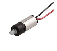 Moteur à engrenages planétaires de 6 mm 3 V CC avec réduction en deux étapes de 1200 tr/min pour voiture robot, boîte de vitesses creuse en métal, couple élevé, faible bruit pour l'automatisation