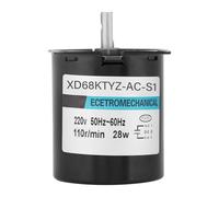 Moteur à engrenages synchrone à aimant permanent XD68KTYZ-AC S1 AC220V 28W 2,5 20 30 110r min Cw CCW (110 tours)